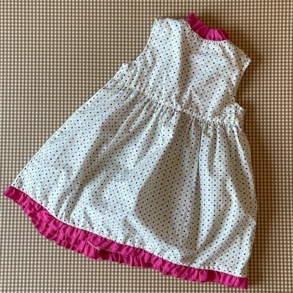 Toffee Apple polka dots multicolor dress.
Size 18months - Picture 7 of 10